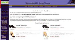 Desktop Screenshot of guaranteedfittangoshoes.com